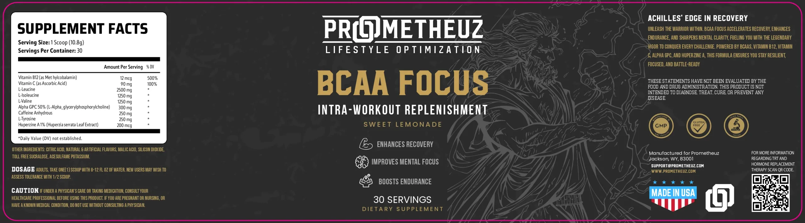 BCCA Focus 3 Bcaa focus powder Supplements for sale in USA
