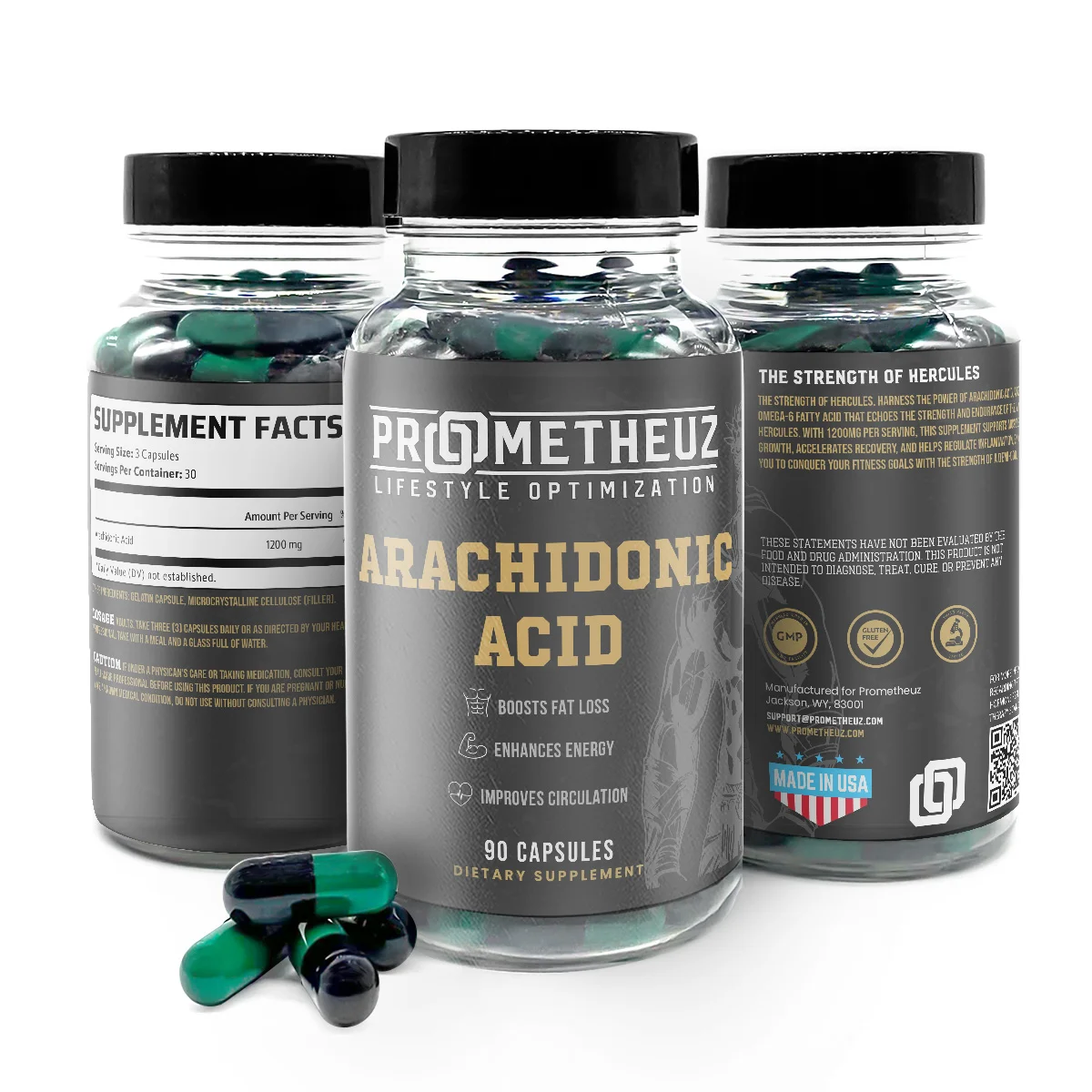 Arachidonic Acid – Muscle and Strength Booster 1 Prometheuz_Arachidonic for sale in USA