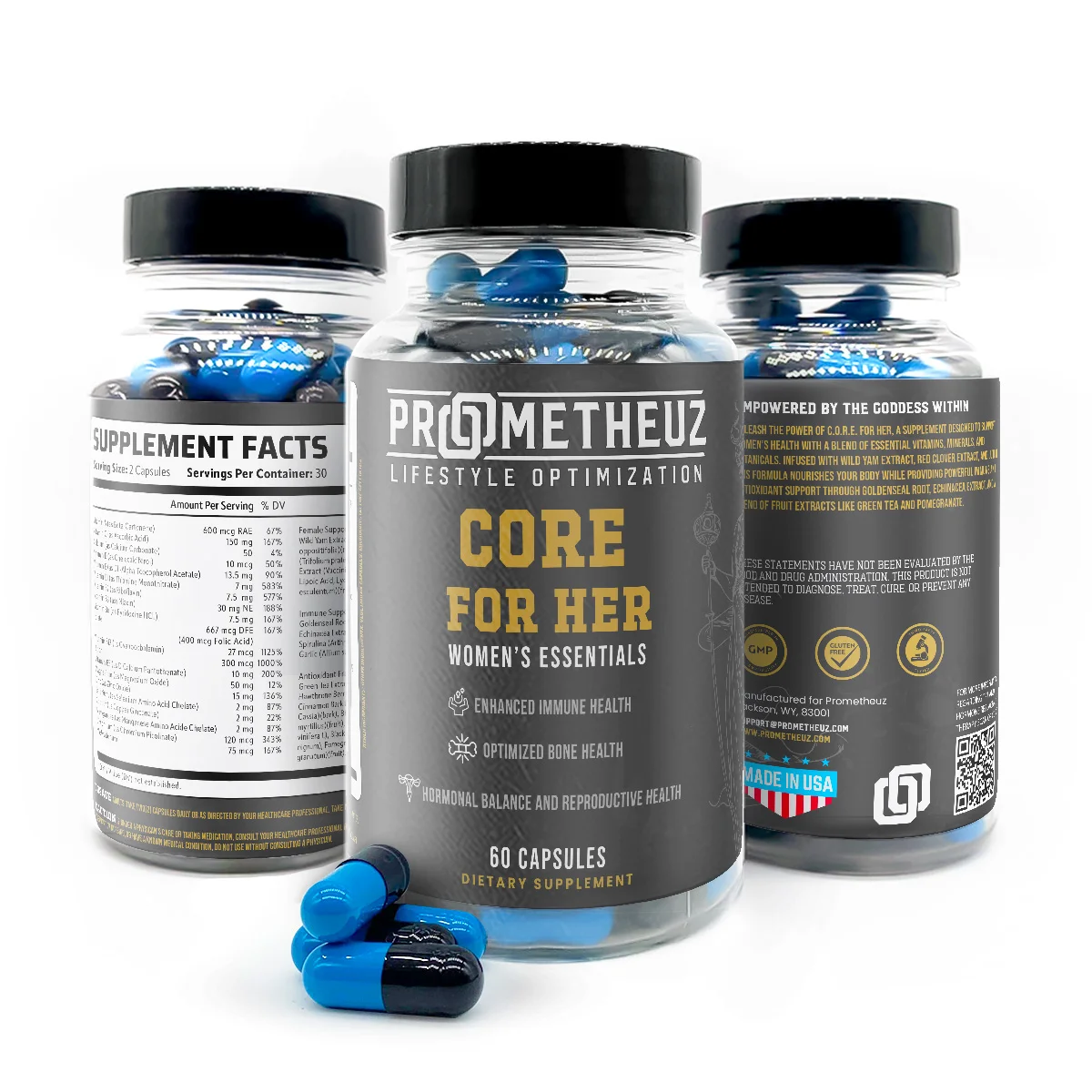 Women’s Multivitamin – C.O.R.E for Her 1 Prometheuz_Core for Her for sale in USA