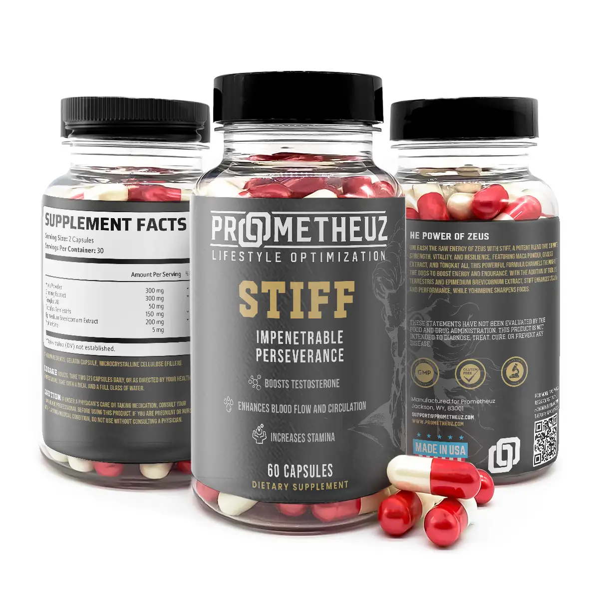 Stiff Impenetrable Perseverance Testosterone Level booster 2 Prometheuz_Stiff supplements for sale in USA