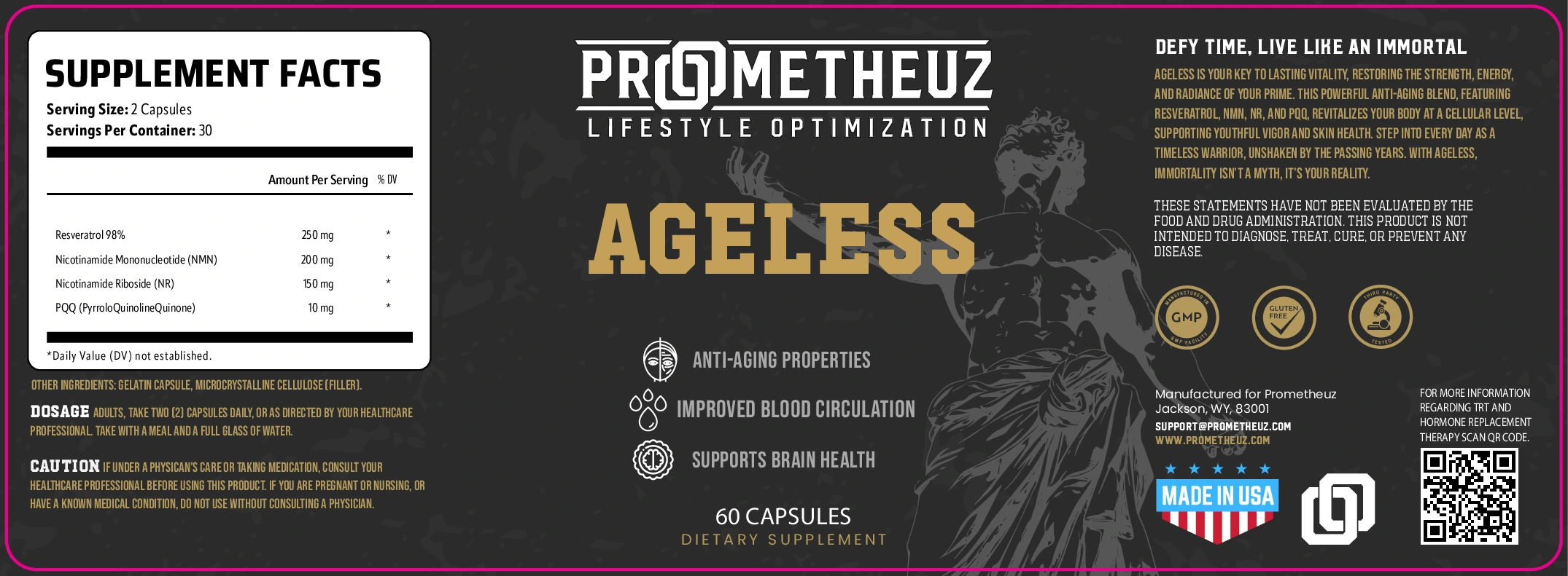 Ageless - Youthful Rejuvenation 4 ageless vitamins for sale in USA